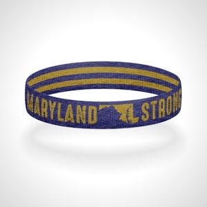 Reversible Maryland Strong Bracelet Wristband